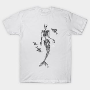 Mermaid Skeleton T-Shirt